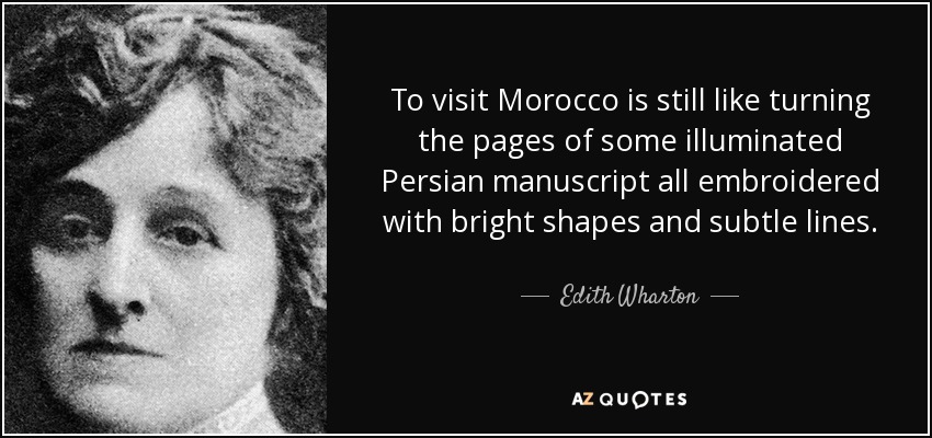 in morocco by edith wharton