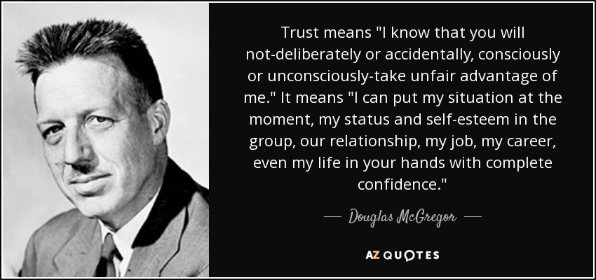 Trust means 