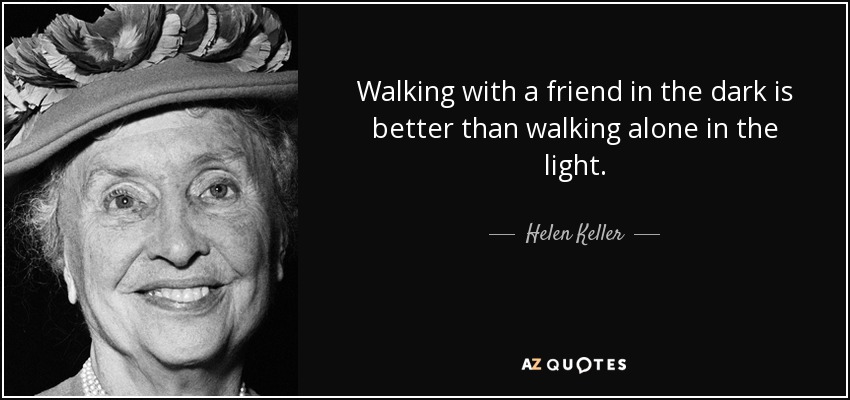 walking with friends quotes