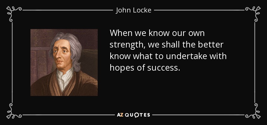 john locke strengths