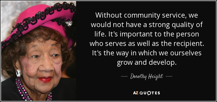 famous community service quotes
