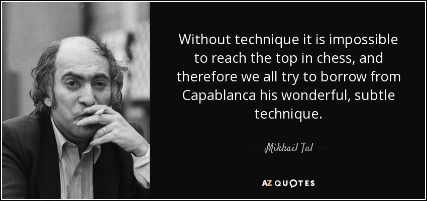 Mikhail Tal Quote Video : r/chess