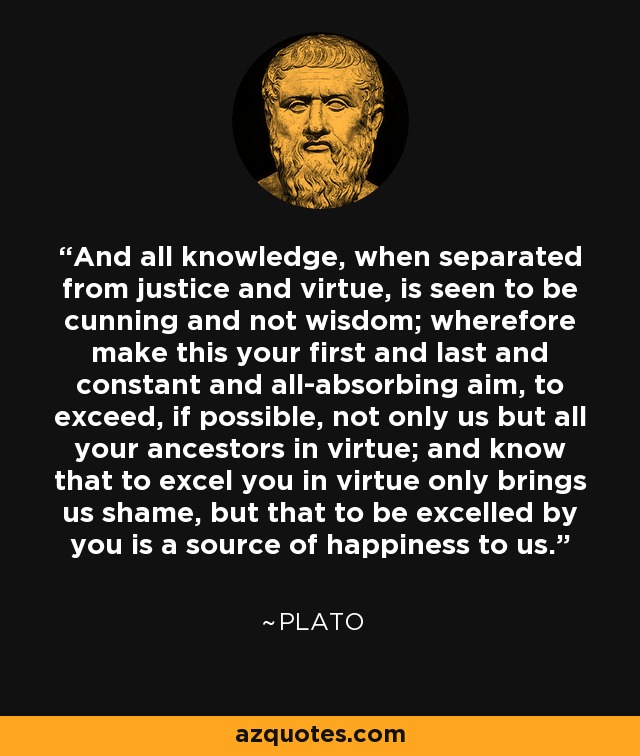 plato quotes on knowledge