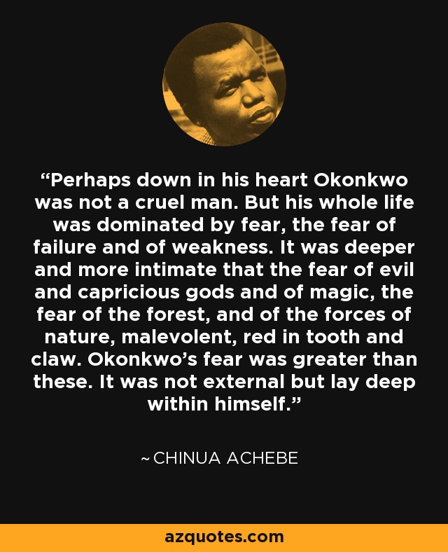 things fall apart achebe quotes