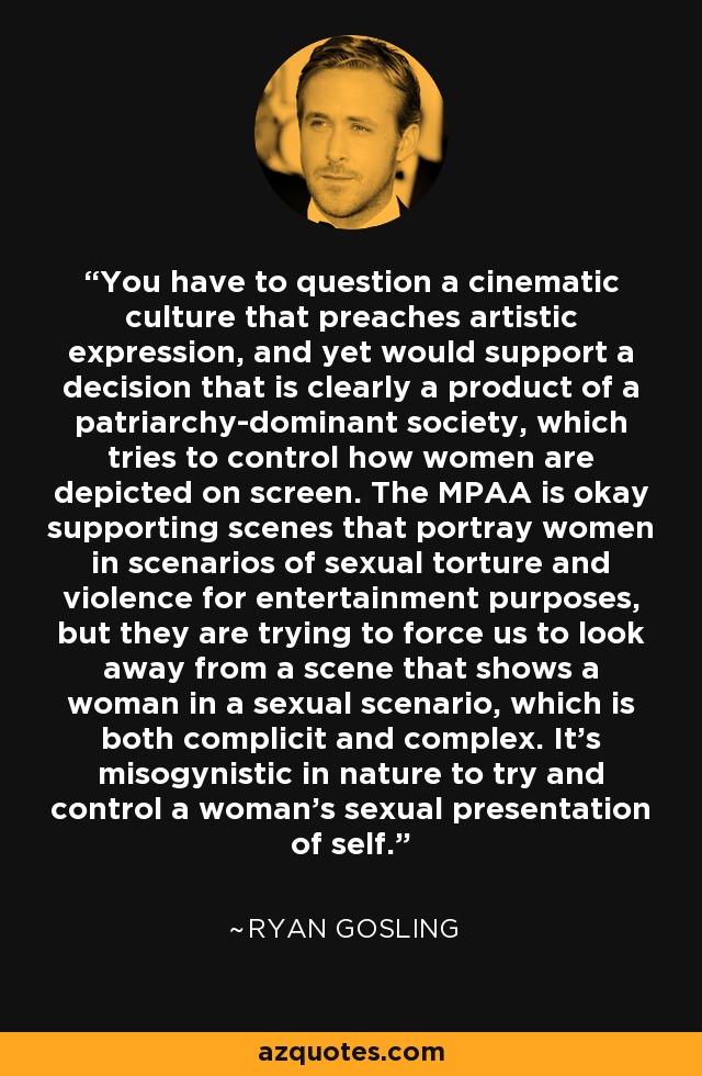 ryan gosling feminist quotes