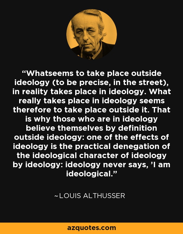 Louis Althusser: ISA and RSA – Literary Theory and Criticism