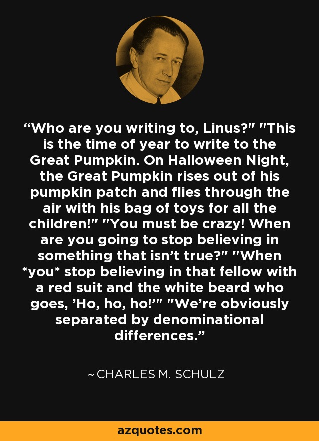 Who are you writing to, Linus?