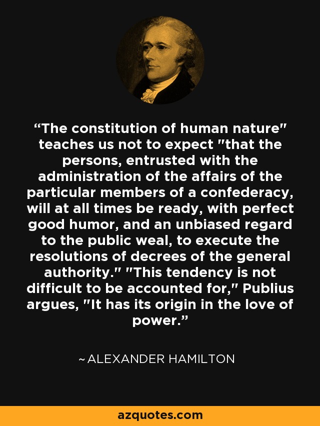 The constitution of human nature