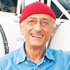 Jacques Yves Cousteau quote: The road to the future leads us smack into the