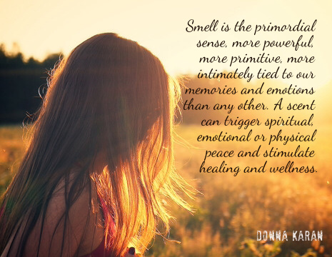 Donna Karan picture quote: Smell is the primordial sense, more powerful ...