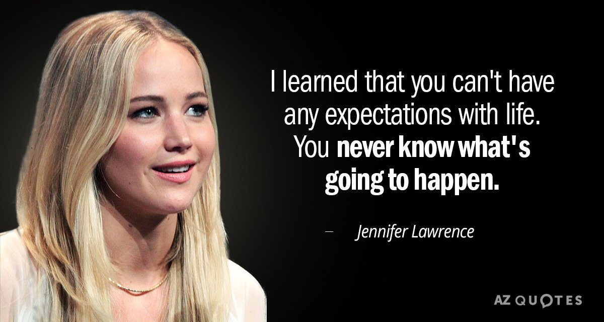 TOP 25 QUOTES BY JENNIFER LAWRENCE (of 227) | A-Z Quotes