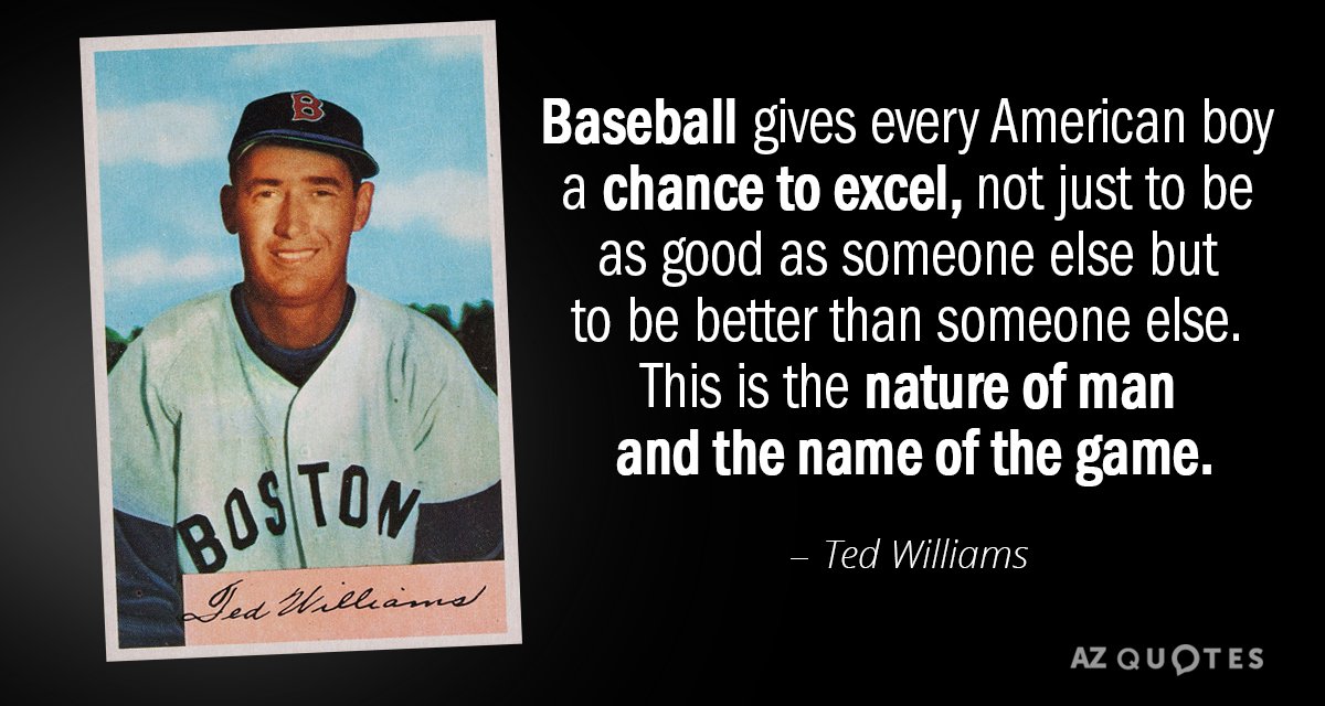 40 QUOTES BY TED WILLIAMS [PAGE - 2]