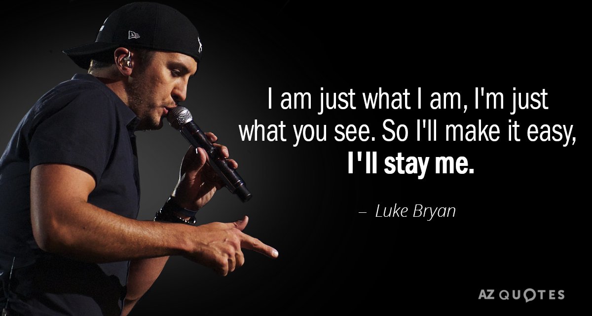 luke bryan quotes about love