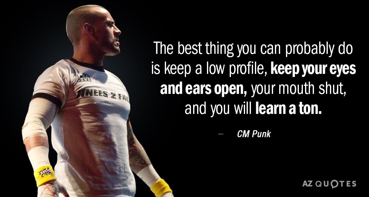 Top 25 Quotes By Cm Punk Of 159 A Z Quotes