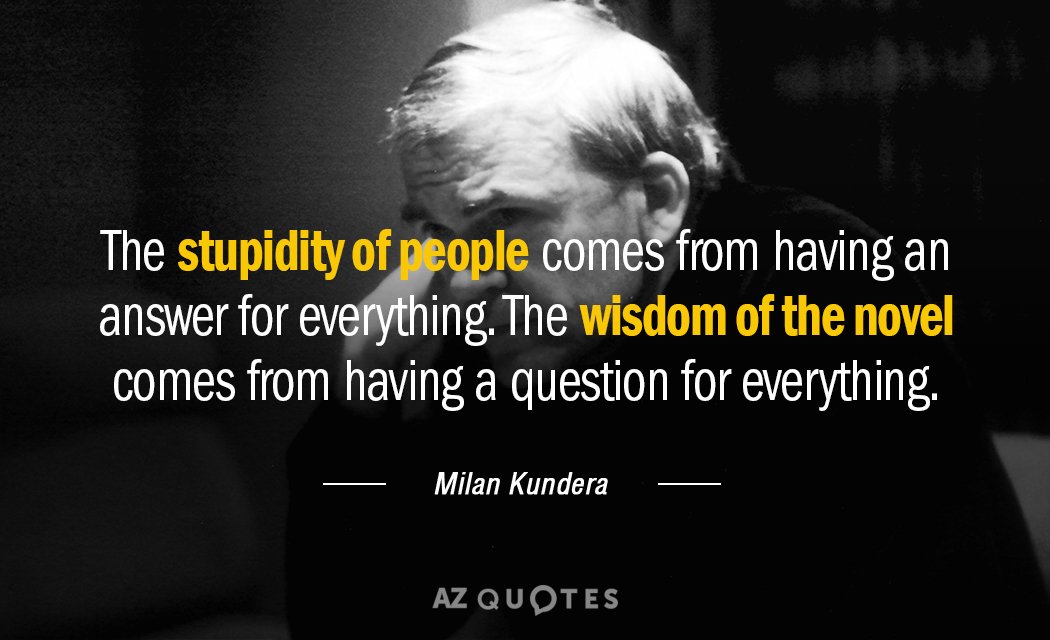 TOP 25 QUOTES BY MILAN KUNDERA (of 410)