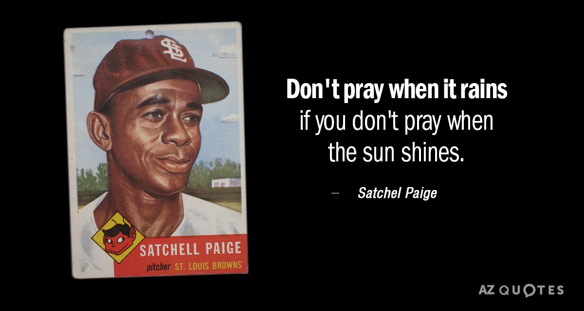 Ispirational Sports Quotes Satchel Paige Acrylic Print by