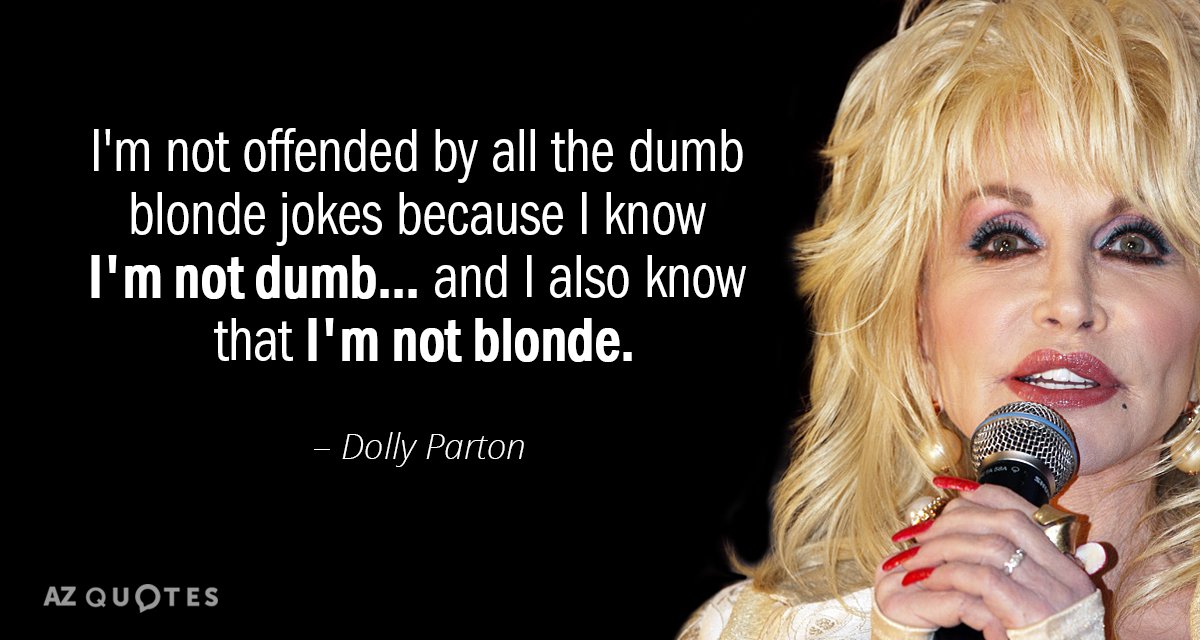 funny blonde quotes
