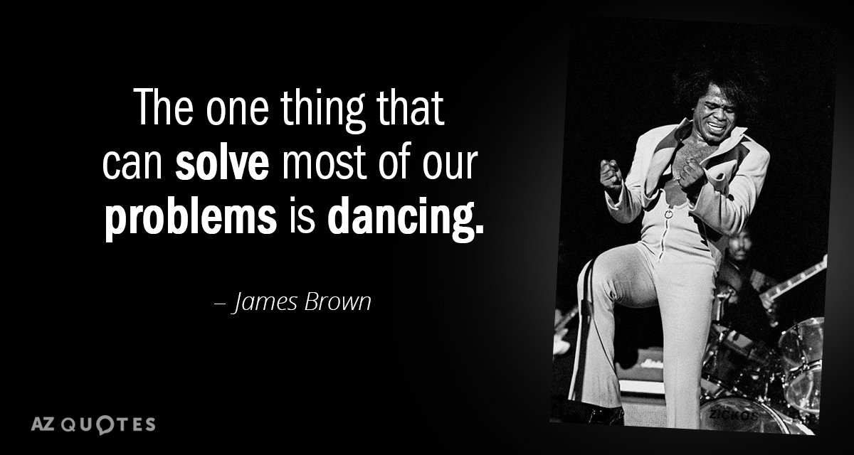 james brown dancing