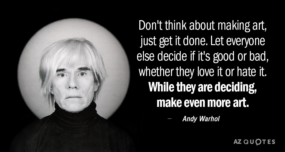 andy warhol quotes art