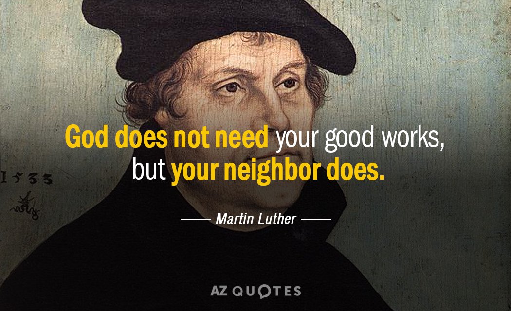 TOP 25 QUOTES BY MARTIN LUTHER of 951 A Z Quotes