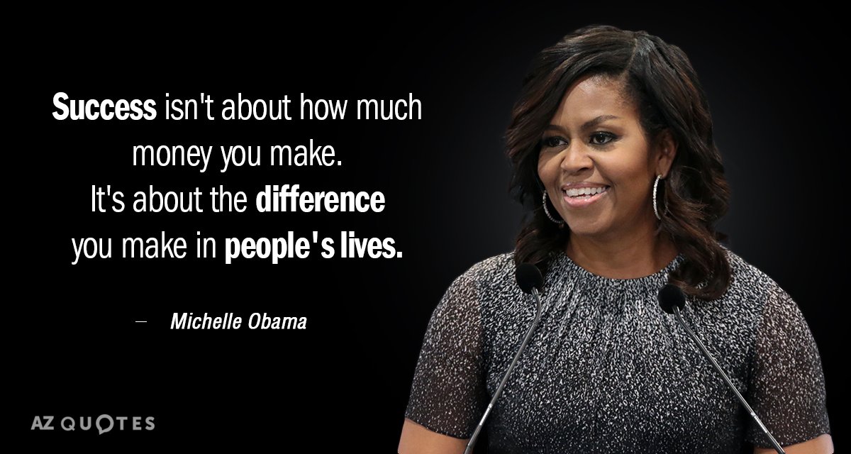 michelle obama kitchen table quotes