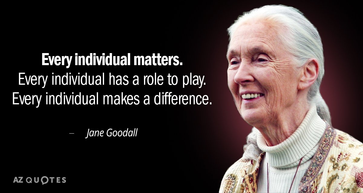 jane goodall what you do makes a difference