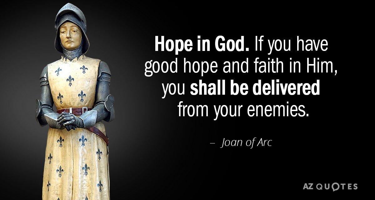 quotes about hope and faith in god