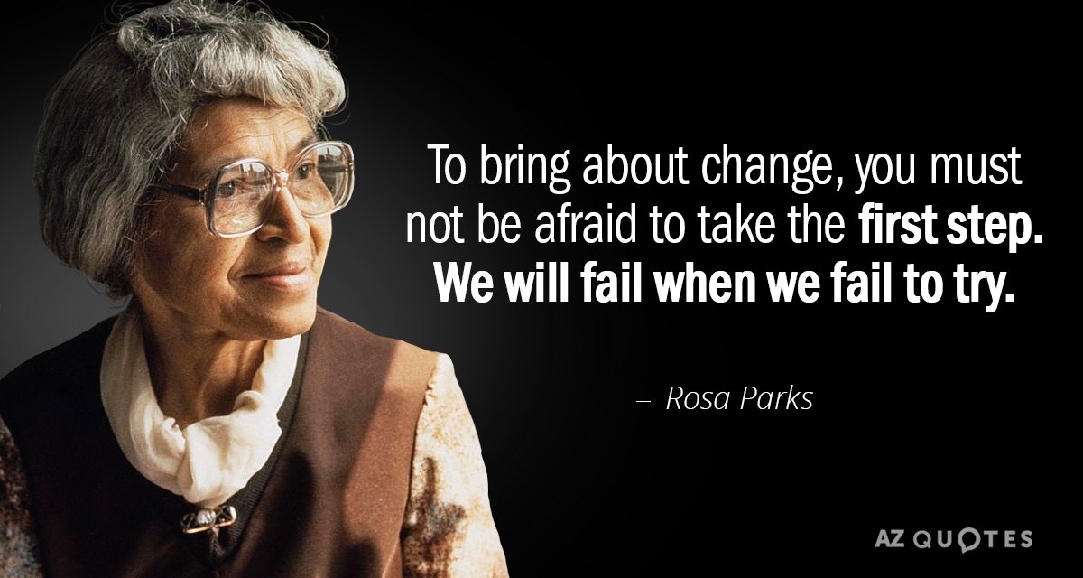 Top 25 Quotes By Rosa Parks Of 75 A Z Quotes