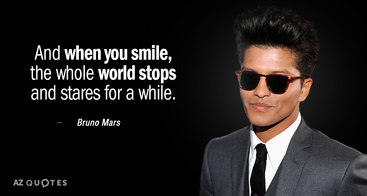 Top 25 Quotes By Bruno Mars Of 117 A Z Quotes