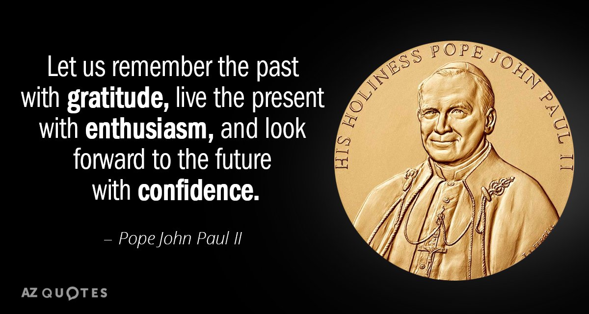 pope john paul ii quotes about memories