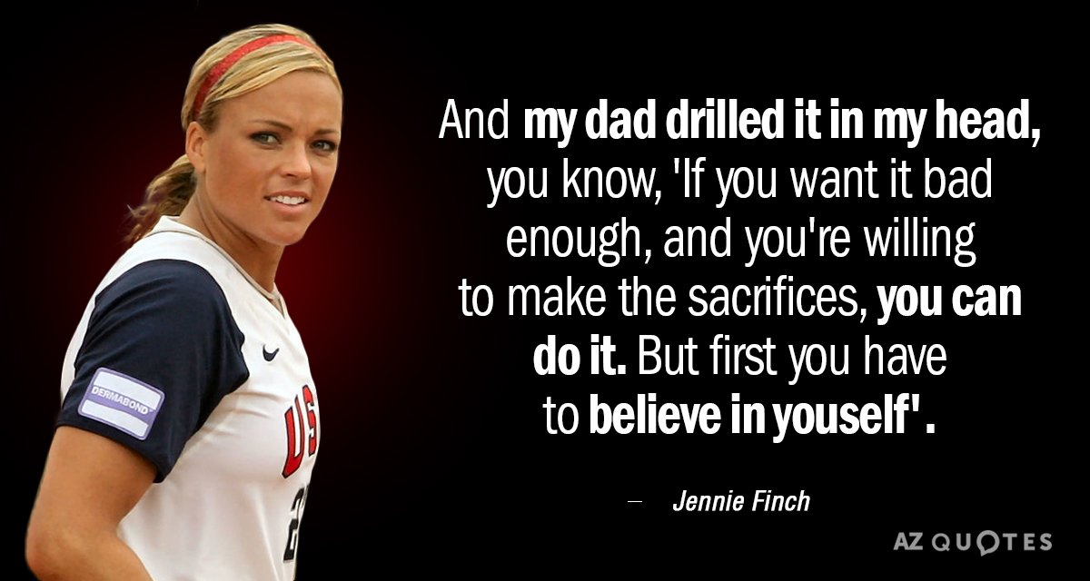 TOP 25 QUOTES BY JENNIE FINCH (of 81) | A-Z Quotes